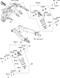 VN1700 Подвеска  /  амортизатор