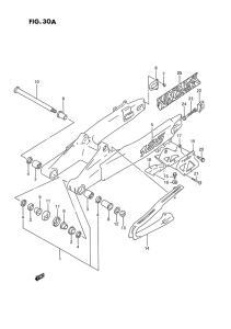 RM125 Маятник задний