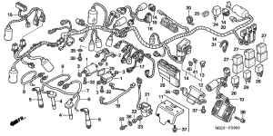 CB1300S (ABS) Wire harness / ignition coi l