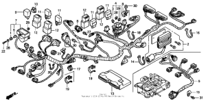 VFR800 Жгут проводов