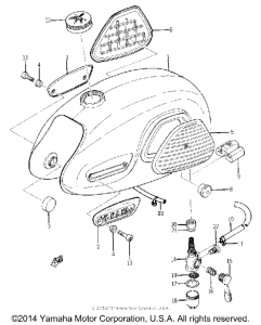 YJ1K Топливный бак