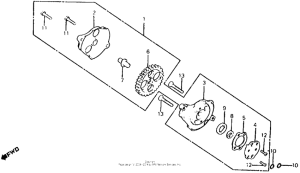 XL100S Масляный насос