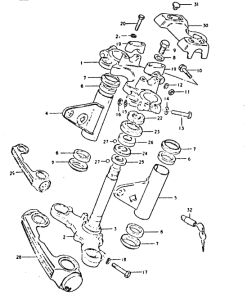 GSX400 Траверса нижняя