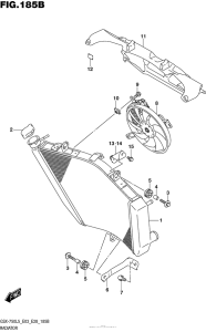 GSX-R750 Radiator (Gsx-R750L5 E28)