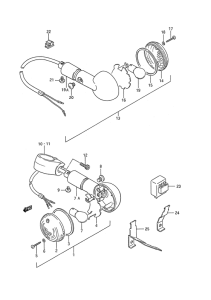 LS650 Поворотники