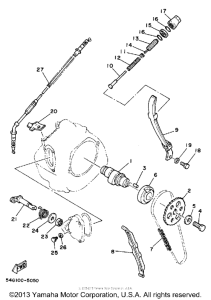 BW200ES Цепь механизма газораспределения