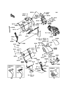 ZG1400 Cowling(1 / 2)(Center)