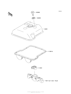  Крышка головки цилиндров