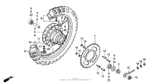 XR100 Переднее колесо