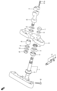 VS800 Траверса нижняя