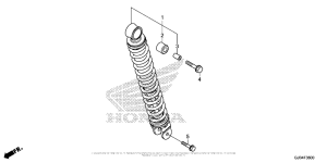 NCH50 Задние амортизаторы
