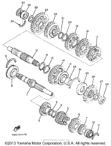 FZR400SWC Трансмиссия