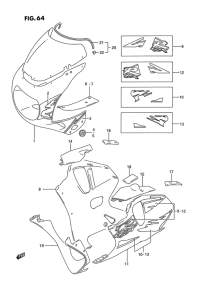 GSX-R750 Cowling body