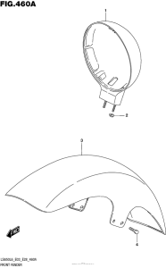 LS650 Переднее крыло