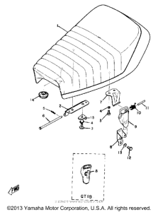 GT80MXB Сиденье