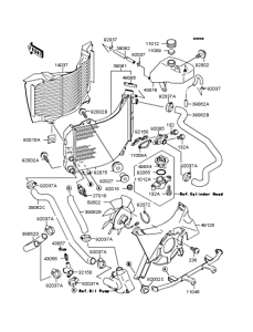 ZX250 Радиатор