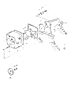 DR400 Задний комбинированный сигнал