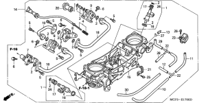 VTR1000SP Дроссель