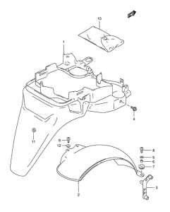 AN125 Заднее крыло