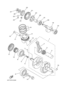 XG250 Crankshaft & piston