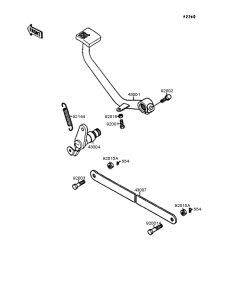 EN400 Педаль тормоза