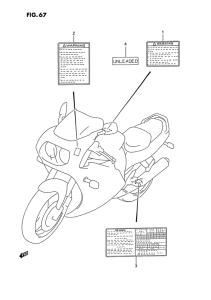 GSX-R750 Наклейки