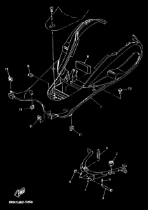 YN100 Support & repose pied