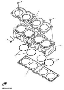 YZF750R Цилиндры