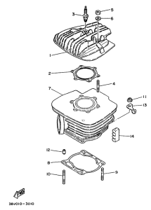 TY250R Цилиндры