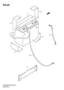 GZ250 Аккумулятор