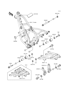 KDX125 Frame fitting