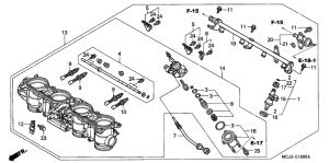 CBR900RE Дроссель