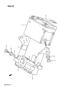 RG125 Аккумулятор