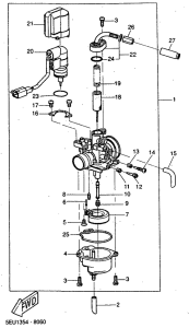 YH50 Карбюратор