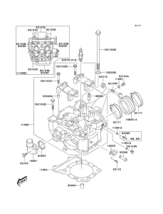  Головка цилиндров