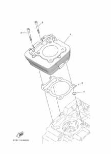 XT250 Цилиндр