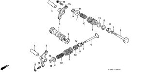 C70ZP Распред вал / клапана