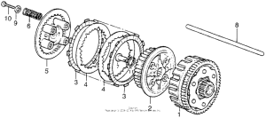 XL250 Сцепление