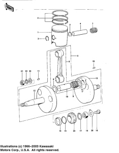 KT250 Картер двигателя