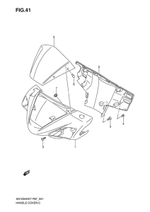 AN125 Рулевое покрытие