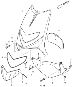 UF50 Front leg shield