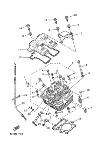 XT350'88 Головка цилиндров