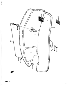FR80 Щиток облицовочный