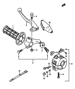 TS250 Left handle switch