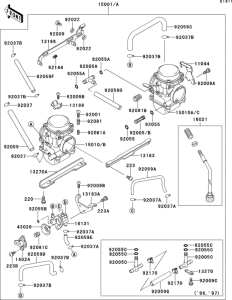 EX250 Carburetor(1 / 2)