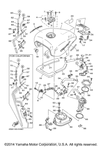 XV17PCTCB Топливный бак