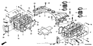 GL1800 Головка цилиндров