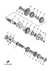 T135FI Трансмиссия