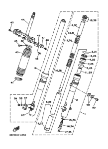TT250R ﾌﾛﾝﾄﾌｵｰｸ 2