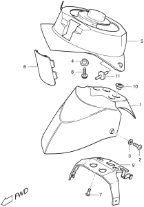 UF50 Переднее крыло